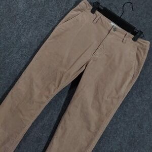 Jetty Corduroy Pants Mens 32x30 Beig3 Chino Stretch Straight Leg Pocket Surfer